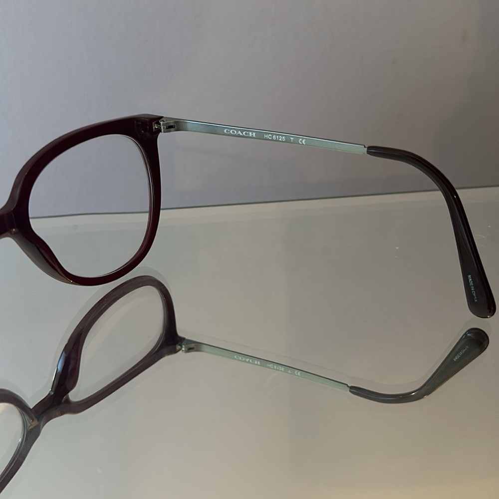 👓 Coach 5509 prescription replacement frames of blood red - Picture 11 of 15